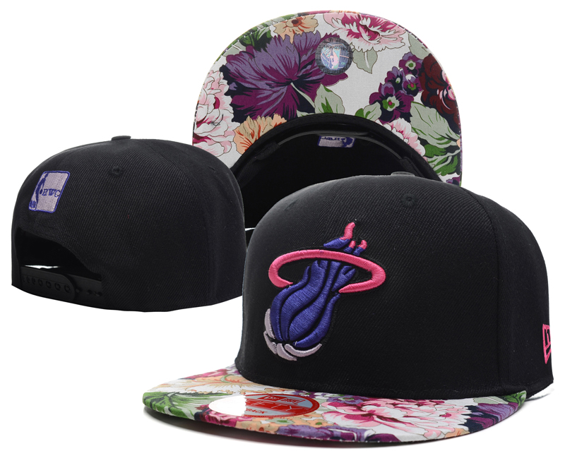 NBA Miami Heat NE Snapback Hat #233